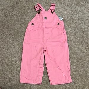 12m Pink Carhartt Overalls